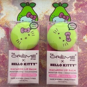 The Crème Shop x Hello Kitty Macaron Lip Balm - Green